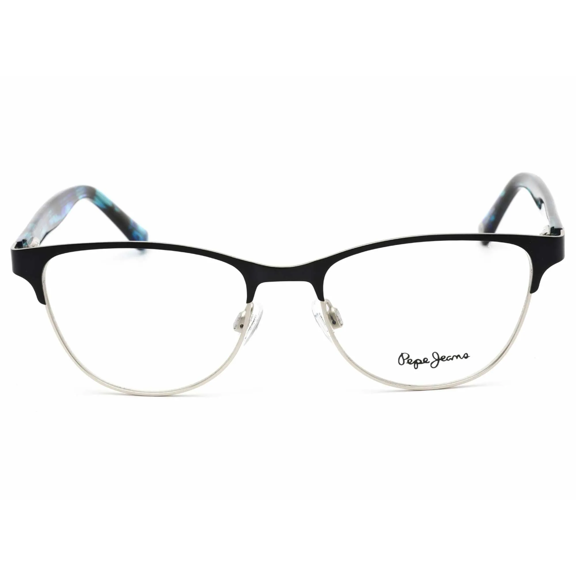 Pepe Jeans Women's Eyeglasses - Navy Cat-Eye Metal Full-Rim Frame | PJ1273 C3