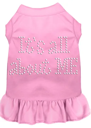 Rhinestone All About Me Dress Light Pink Xl