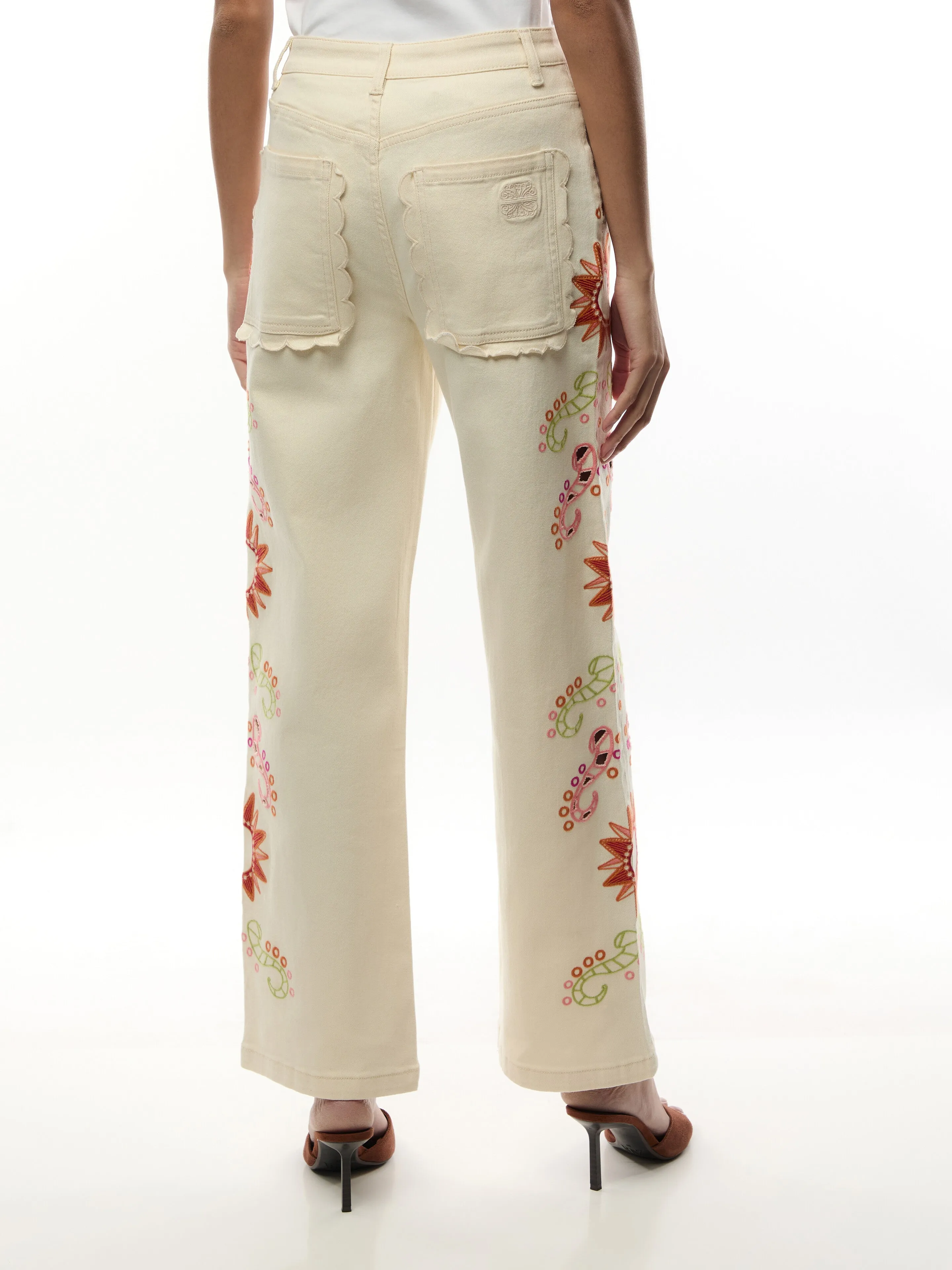 Scallop Jeans