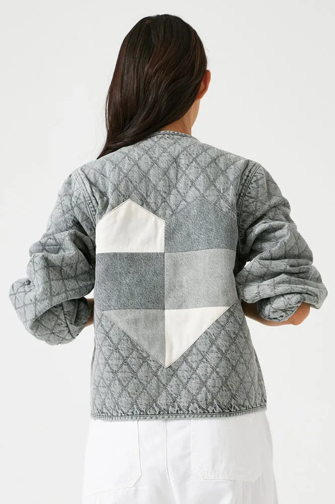 Seventy   Mochi Aria Quilted Silver Lining Jacket
