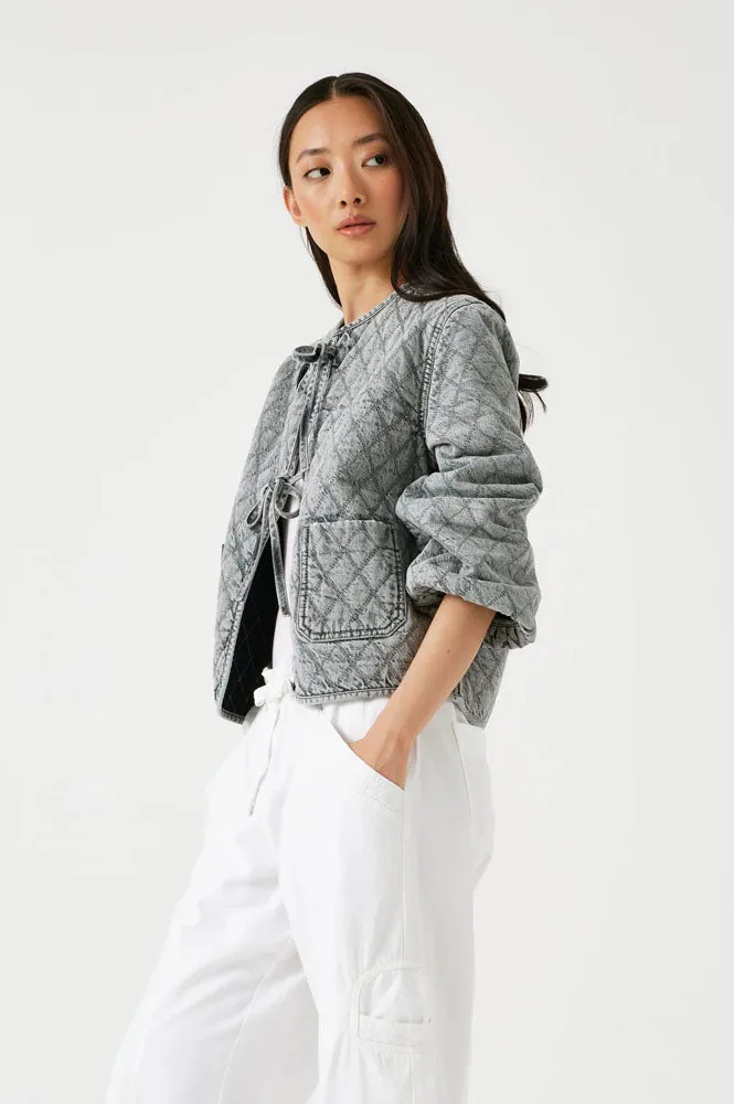 Seventy   Mochi Aria Quilted Silver Lining Jacket