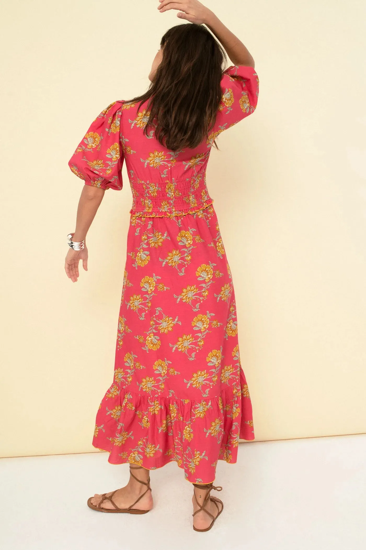 Sonmer Magnolia Dress Cherry