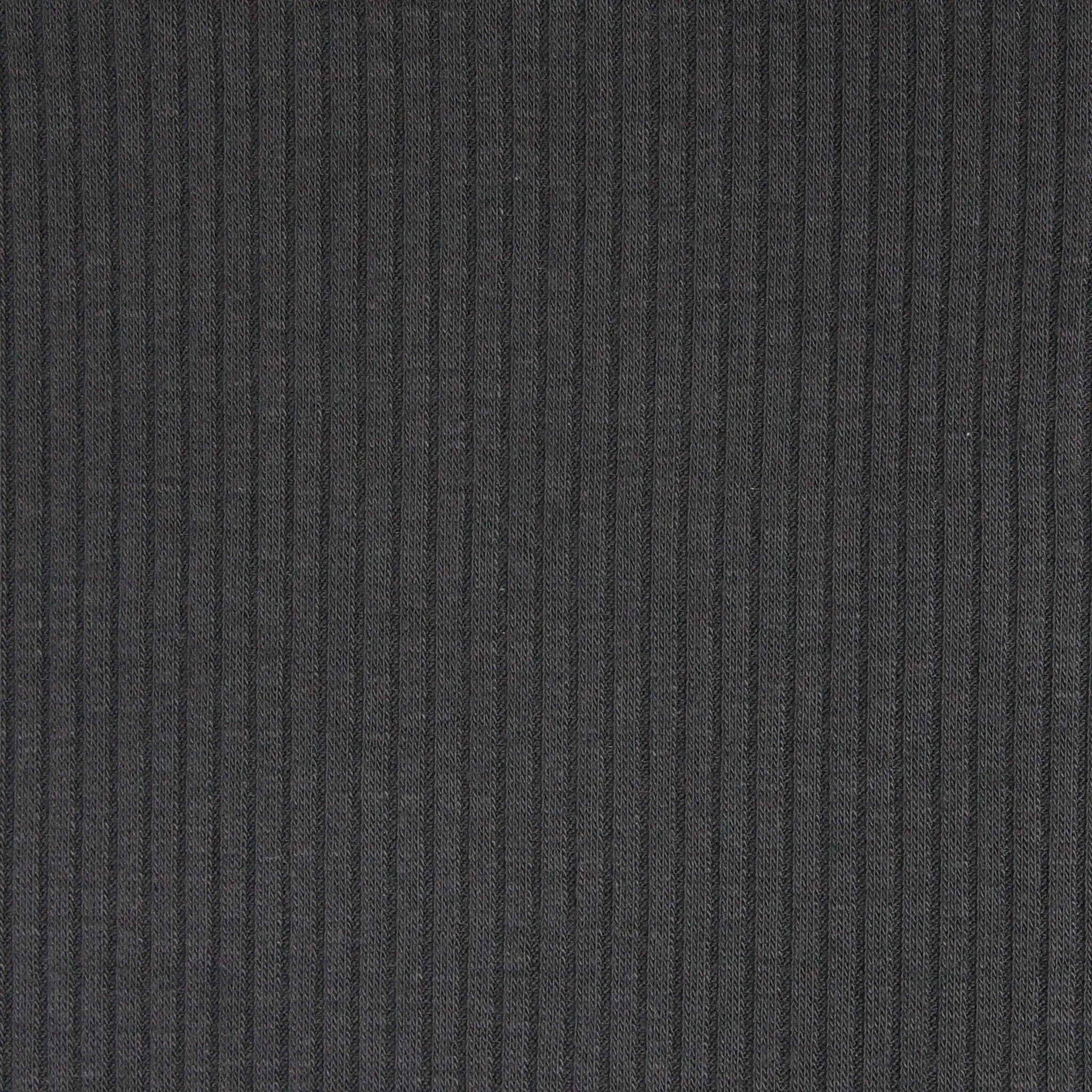 Tencel Modal Spandex Ribbed Knit - Pavement Grey