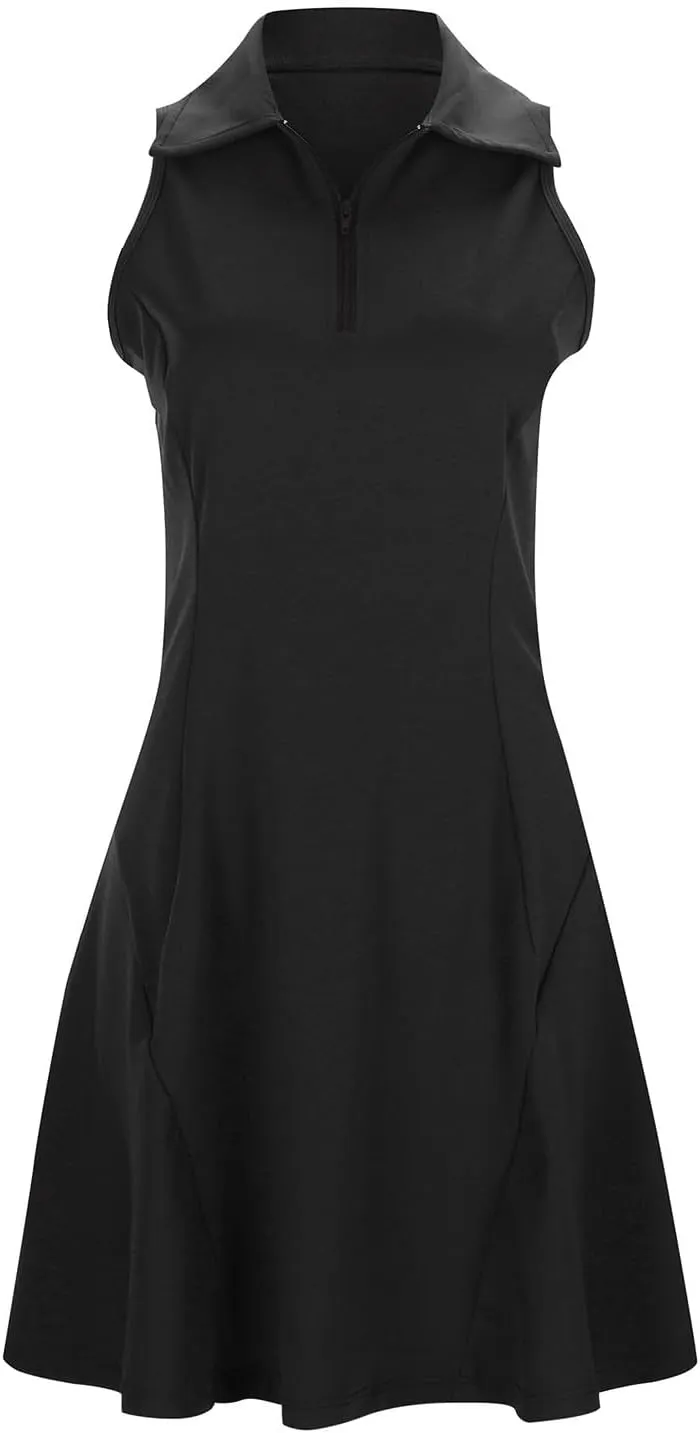 Tennis Dress Athletic Dress for Women Workout Dress with Built in Shorts and Bra Cutout Plus Size Dresses for Curvy Women