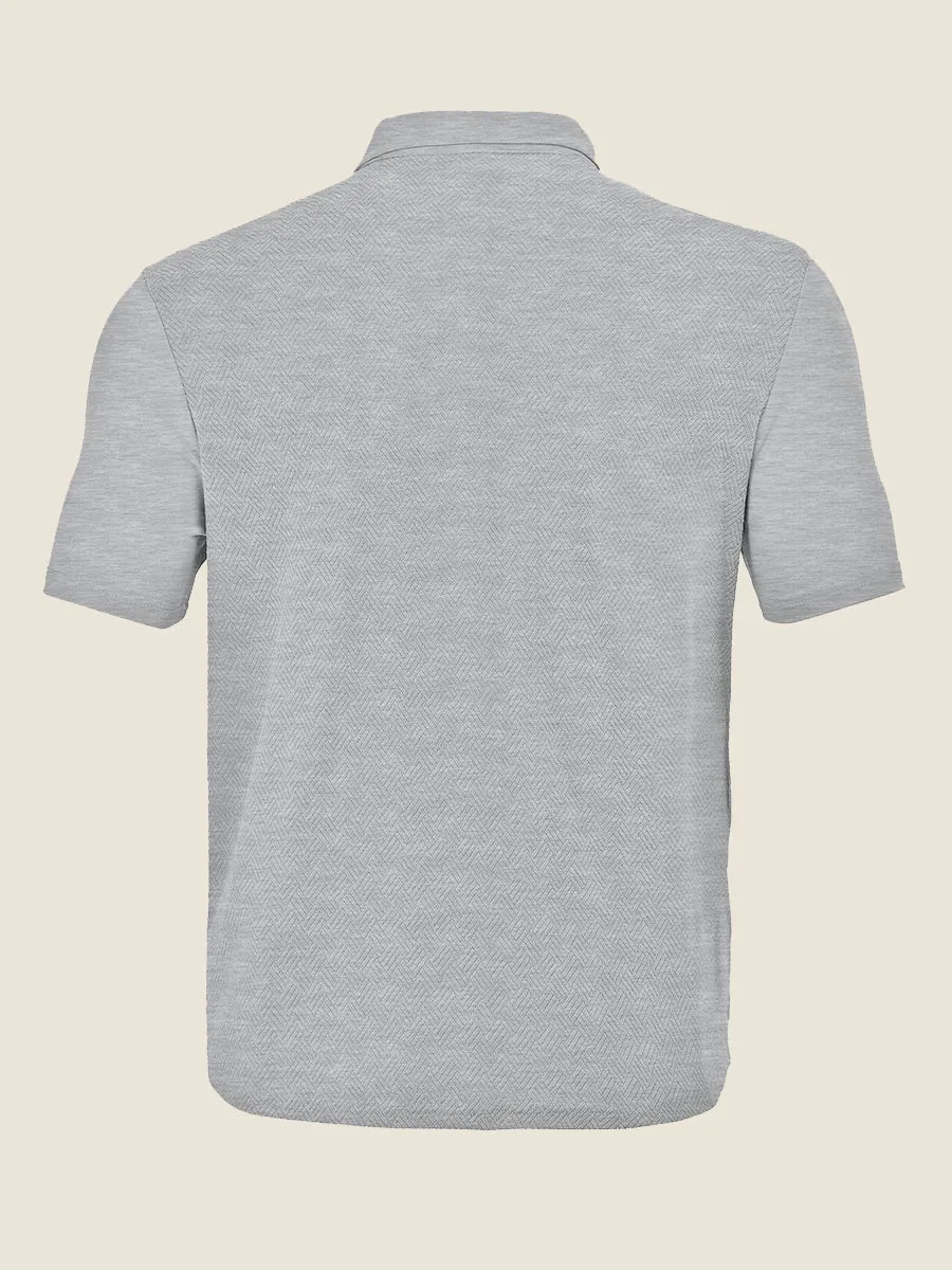 Terry Jacquard Short Sleeve Shirt