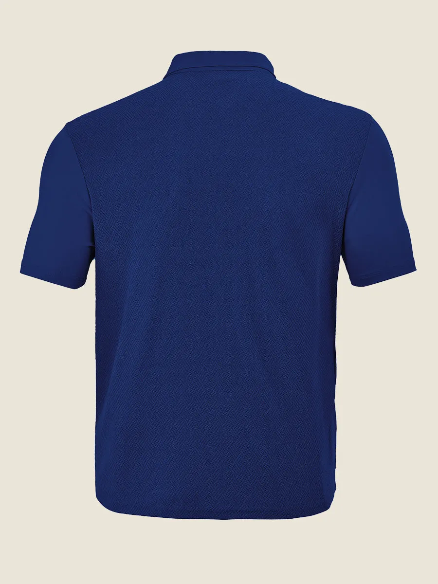Terry Jacquard Short Sleeve Shirt