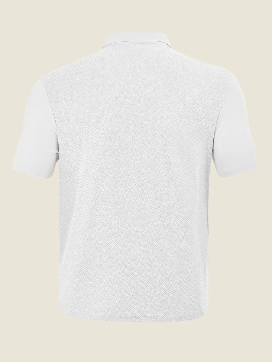 Terry Jacquard Short Sleeve Shirt