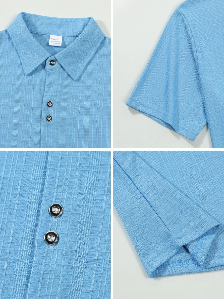 Texture Linen-Look Shirt