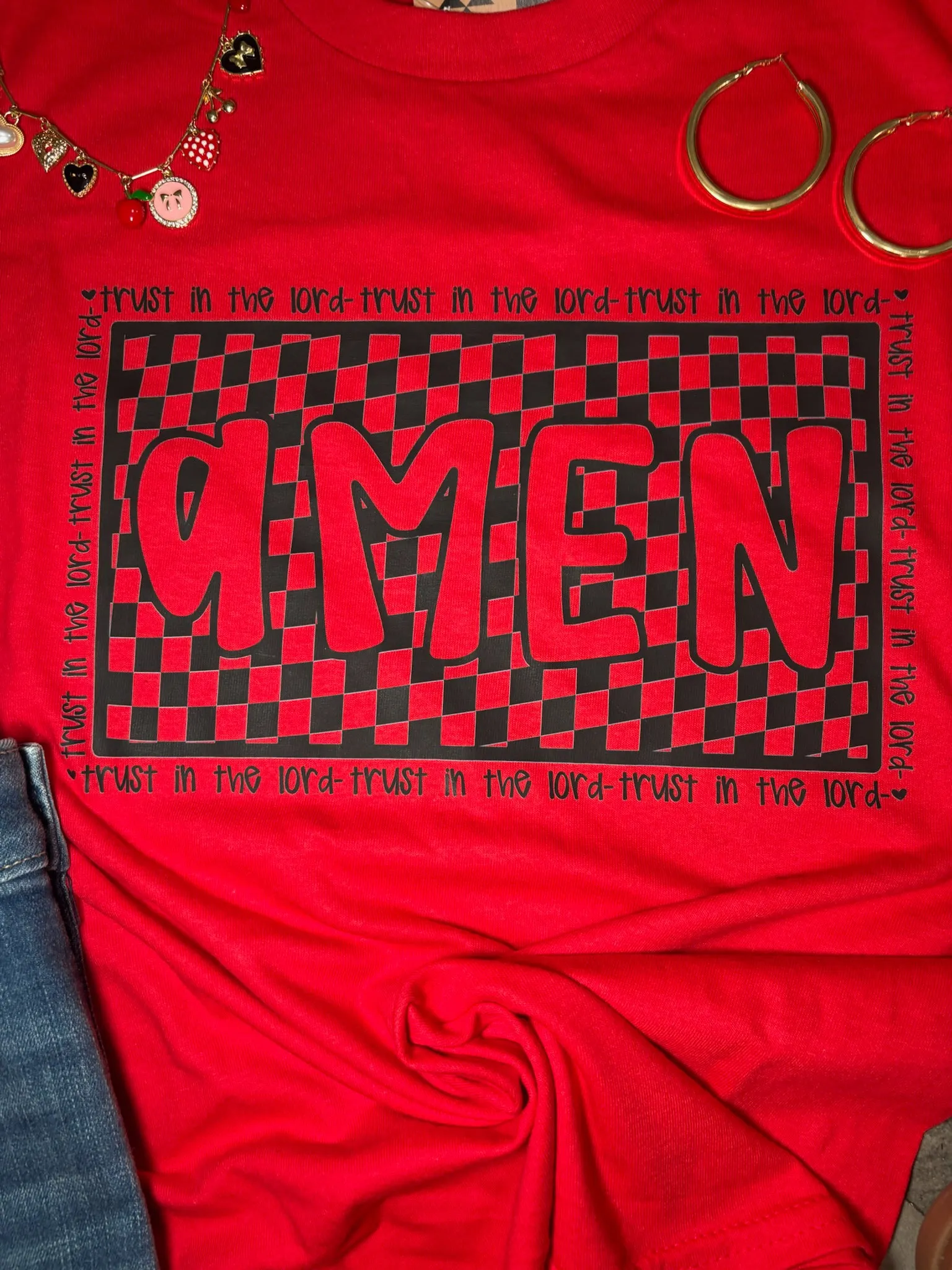 Trust in the lord graphic tee