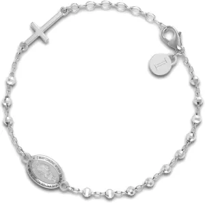 TURQNTAUPE 925 Sterling Silver Bead Station Bracelet for Women & Girls - everyday wear gifts for her