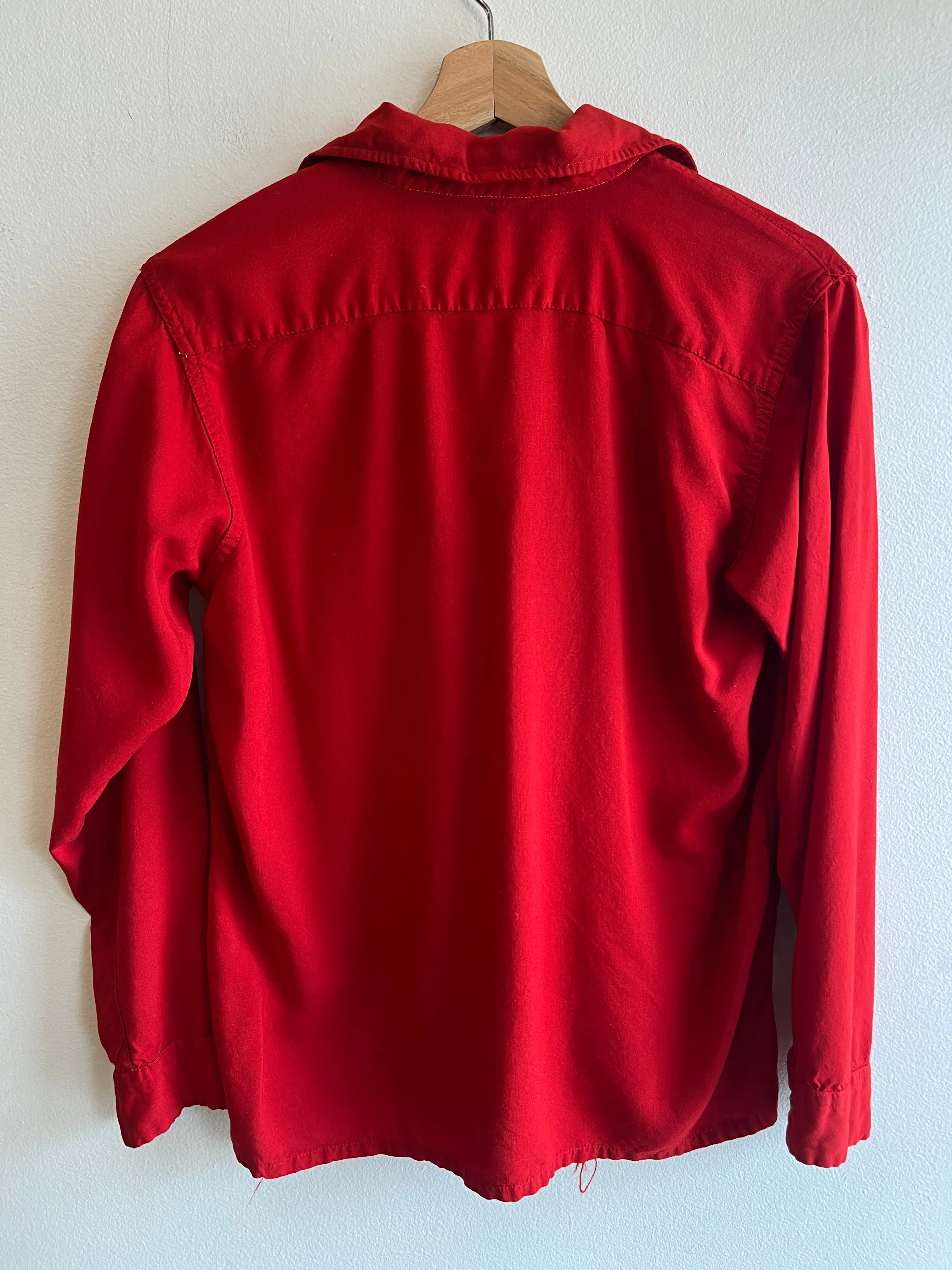 Vintage 1950s Vianca Loop Collar Button-Up Shirt