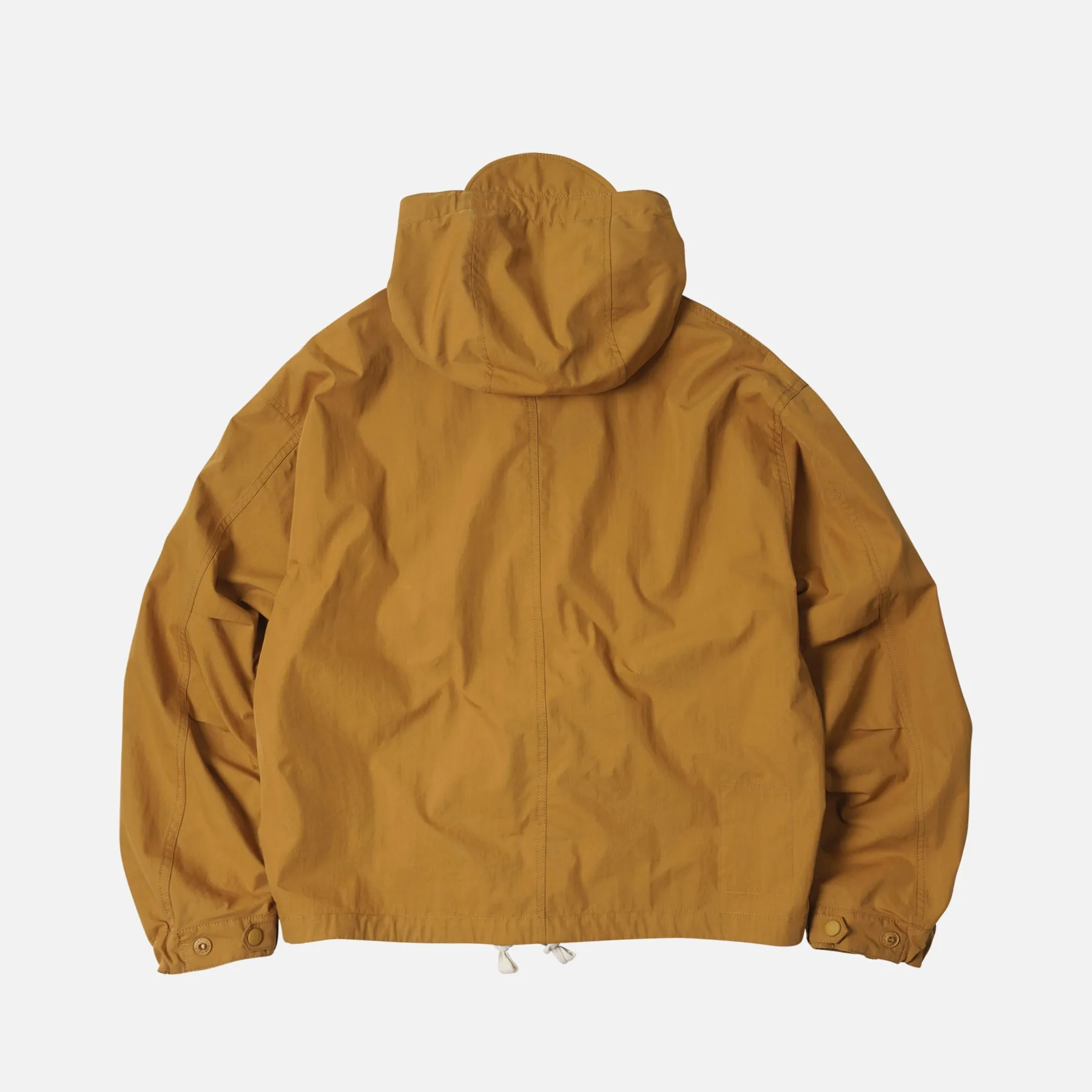 WADING HOODED PARKA JACKET - MUSTARD
