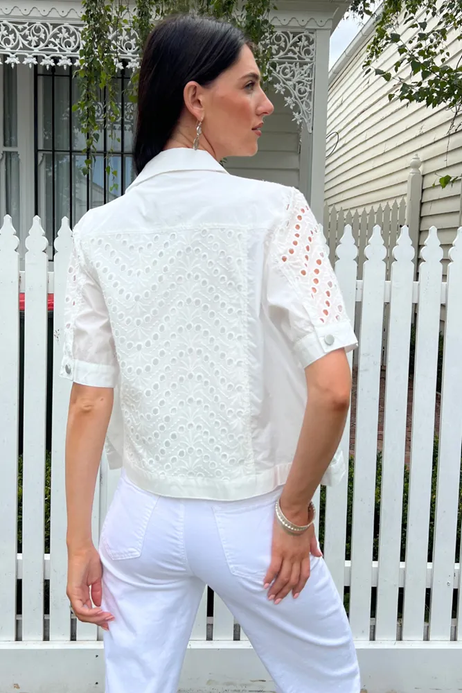 White Faith Jacket By 365 Days